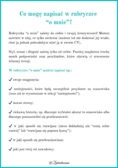 E-Book - Stwórz wyjątkowe CV - obrazek 10